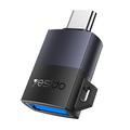 Yesido GS31 USB 3.0 USB-C OTG-sovitin 18W - musta