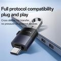 Yesido GS31 USB 3.0 USB-C OTG-sovitin 18W - musta
