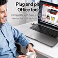 Yesido GS31 USB 3.0 USB-C OTG-sovitin 18W - musta
