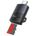 Yesido GS37 USB-C TF-kortinlukija, jossa Lanyard - 480 Mbps Plug-and-Play OTG-sovitin