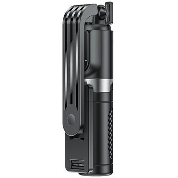 Yesido SF22 Mini Selfie Stick / Kolmijalka - 4.7"-7" - Musta