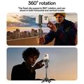 Yesido SF29 Mini Bluetooth Selfie Stick / jalusta kaukosäätimellä - musta