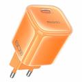 Yesido YC117 60W:n USB-C-GaN-laturi USB-C-kaapelilla – oranssi