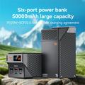 Yesido YP63 6-porttinen varavirtalähde 50000mAh - musta