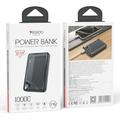 Yesido YP82 10000mAh Powerbank digitaalisella näytöllä - 22.5W, 2x USB-A, USB-C - musta