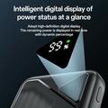 Yesido YP82 10000mAh Powerbank digitaalisella näytöllä - 22.5W, 2x USB-A, USB-C - musta