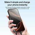 Yesido YP85 20000mAh Powerbank sisäänrakennetuilla Type-C ja Lightning-kaapeleilla - 22.5W - musta