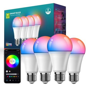 ZJ-BWBL1H-RGBWWW-4P 4PCS 10W Bluetooth Smart Light Lamput WiFi 2.4G Voice RGBCW 220V LED-lamput