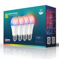 ZJ-BWBL1H-RGBWWW-4P 4PCS 10W Bluetooth Smart Light Lamput WiFi 2.4G Voice RGBCW 220V LED-lamput