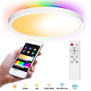 30W erittäin ohut RGBCW-kattovalaisin älykkäällä WiFi- ja Bluetooth-kaukosäätimellä varustettuna ZJ-WCLD-HC-RGB-CCT-S 