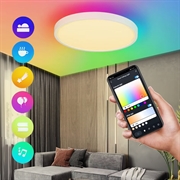 30W erittäin ohut RGBCW-kattovalaisin älykkäällä WiFi- ja Bluetooth-kaukosäätimellä varustettuna ZJ-WCLD-HC-RGB-CCT-S 