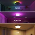30W erittäin ohut RGBCW-kattovalaisin älykkäällä WiFi- ja Bluetooth-kaukosäätimellä varustettuna ZJ-WCLD-HC-RGB-CCT-S 