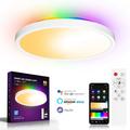 30W erittäin ohut RGBCW-kattovalaisin älykkäällä WiFi- ja Bluetooth-kaukosäätimellä varustettuna ZJ-WCLD-HC-RGB-CCT-S 