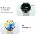 ZL73J Terveysseuranta Smartwatch Bluetooth-puheluilla - 1.39" - Ruusukulta