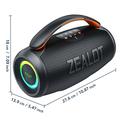 Zealot P11 50W kannettava Bluetooth-kaiutin - harmaa
