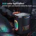Zealot S122 kannettava Bluetooth-kaiutin subwooferilla - 25W - musta