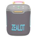 Zealot S122 Kannettava Bluetooth-kaiutin subwooferilla - 25W - harmaa