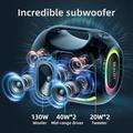Zealot ZE21 250W Outdoor Party Bluetooth-kaiutin - musta