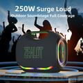 Zealot ZE21 250W Outdoor Party Bluetooth-kaiutin - musta