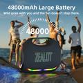 Zealot ZE21 250W Outdoor Party Bluetooth-kaiutin - musta