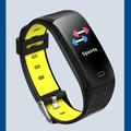 Zero Vedenpitävä Fitness Tracker verenpainemittarilla - harmaa