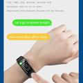 Zero Vedenpitävä Fitness Tracker verenpainemittarilla - harmaa