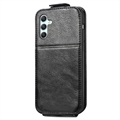 Samsung Galaxy A34 5G Vetoketjullinen Tasku Pystysuuntainen Lompakkokotelo - Musta