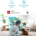 Zosi C518 3MP HD Wi-Fi valvontakamera sisätiloihin - Valkoinen väri