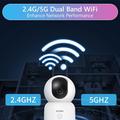 Zosi C518 3MP HD Wi-Fi valvontakamera sisätiloihin - Valkoinen väri