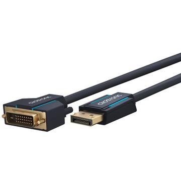 Clicktronic DVI-D Dual-Link / Active DisplayPort Kaapeli - 5m