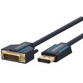 Clicktronic DVI-D Dual-Link / Active DisplayPort Kaapeli - 5m