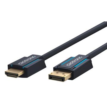 Clicktronic Active Displayport / HDMI 2.0 Kaapeli - 10m