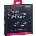 Clicktronic Active Displayport / HDMI 2.0 Kaapeli - 10m