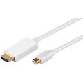 Goobay HDMI / Mini DisplayPort Sovitinkaapeli - 1m - Valkoinen