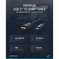 Clicktronic Premium USB-C - HDMI Sovitinkaapeli - 3m