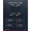 Clicktronic Active HDMI 2.0 Johto Ethernetilla - 25m