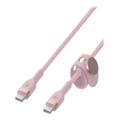 Belkin BOOST CHARGE USB 2.0 USB Type-C -kaapeli - 2m - Vaaleanpunainen