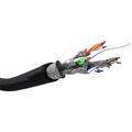 Goobay Ulkoverkkokaapeli S/FTP CAT 6 - 100m - Musta