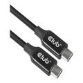 Club 3D USB 3.2 Gen 2 / DisplayPort 1.4 USB Type-C Kaapeli 5 m - Musta