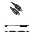 Club 3D USB 3.2 Gen 2 / DisplayPort 1.4 USB Type-C Kaapeli 5 m - Musta