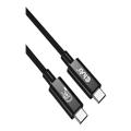 Club 3D USB4 Gen2x2 USB Type-C -kaapeli 2m - musta