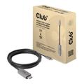 Club 3D -videosovitinkaapeli HDMI / USB 3m - Musta, Harmaa