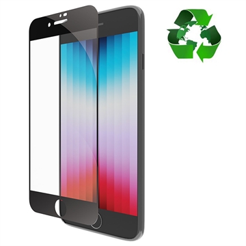 iPhone 6/6S/7/8/SE (2020)/SE (2022) dbramante1928 Eco-Shield Panssarilasi - Musta Reuna