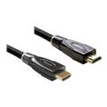 Delock High Speed HDMI Ethernet-kaapelilla - 5m - Musta