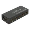 DeLock HDMI UHD 5 x HDMI-tulo 1 x HDMI-lähtö 4K Video/äänikytkin HDMI