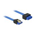 Delock Jatkokaapeli SATA 6 Gb/s > SATA Plug - 50cm - Sininen