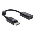 Delock-sovitin DisplayPort-uros > HDMI-naaras - Musta