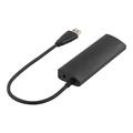 DELTACO UH-481 4-porttinen USB 3.1 Gen Hub - Musta