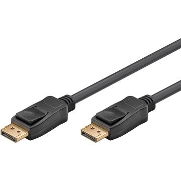 Goobay Displayport 1.2 -kaapeli - 3m - musta