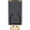 Goobay DisplayPort / HDMI Sovitin - Kullattu - Musta